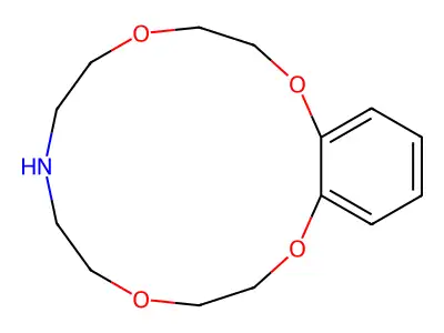 2,5,11,14-Tetraoxa-8-azabicyclo[13.4.0]nonadeca-1(19),15,17-triene structure