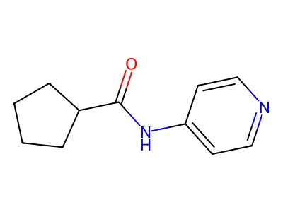 N-(pyridin-4-yl)cyclopentanecarboxamide structure