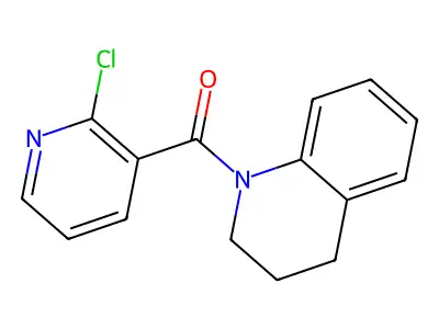 (2-Chloro-3-pyridinyl)[3,4-dihydro-1(2H)-quinolinyl]methanone structure