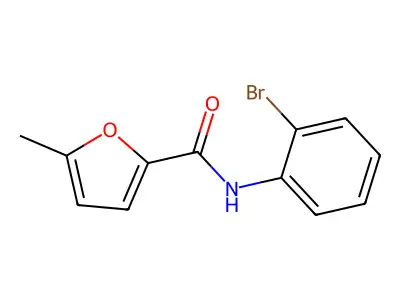 N-(2-bromophenyl)-5-methylfuran-2-carboxamide structure