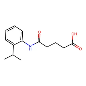 5-(2-Isopropylanilino)-5-oxopentanoic acid structure