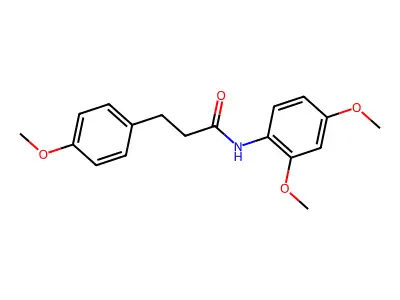 N-(2,4-Dimethoxyphenyl)-3-(4-methoxyphenyl)propanamide structure