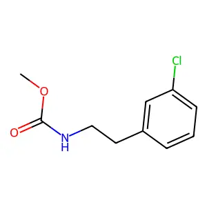 Methyl (3-chlorophenethyl)carbamate structure