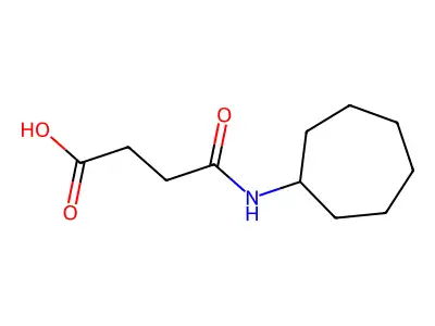 4-(Cycloheptylamino)-4-oxobutanoic acid structure