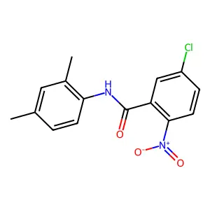 5-chloro-N-(2,4-dimethylphenyl)-2-nitrobenzamide structure