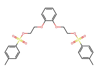 (1,2-Phenylenebis(oxy))bis(ethane-2,1-diyl) bis(4-methylbenzenesulfonate) structure