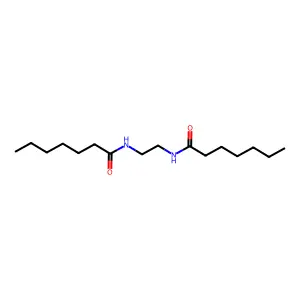 1,2-Ethylenebisheptanamide structure