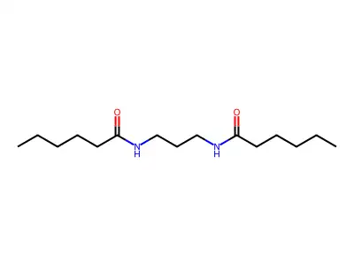 Hexanamide, N,N'-1,3-propanediylbis- structure