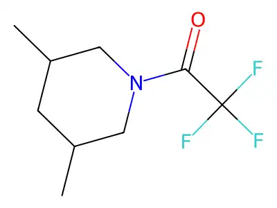 1-(3,5-Dimethylpiperidin-1-yl)-2,2,2-trifluoroethan-1-one structure