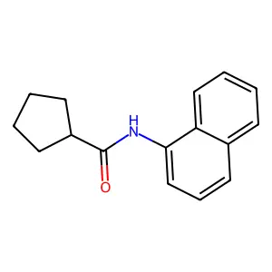 N-1-Naphthalenylcyclopentanecarboxamide structure