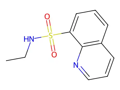 N-ethylquinoline-8-sulfonamide structure