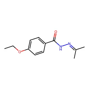 4-Ethoxy-N'-isopropylidenebenzohydrazide structure