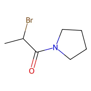 1-(2-Bromopropanoyl)pyrrolidine structure