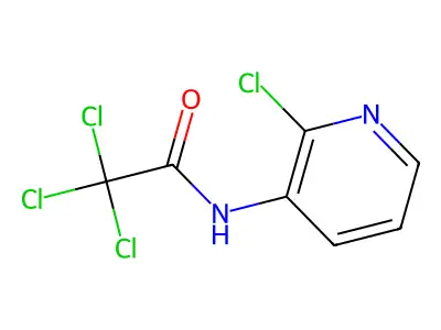 N1-(2-chloro-3-pyridyl)-2,2,2-trichloroacetamide structure