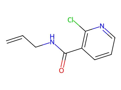 2-chloro-N-(prop-2-en-1-yl)pyridine-3-carboxamide structure