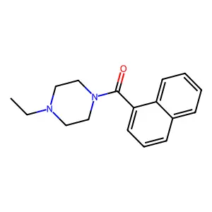 4-Ethylpiperazinyl naphthyl ketone structure