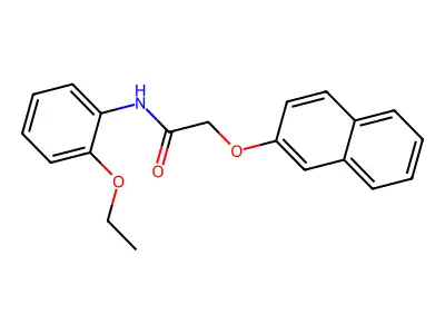 N-(2-ethoxyphenyl)-2-naphthalen-2-yloxyacetamide structure