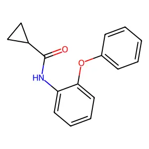 N-(2-phenoxyphenyl)cyclopropanecarboxamide structure