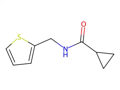N-[(thiophen-2-yl)methyl]cyclopropanecarboxamide structure
