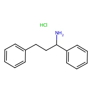 1,3-Diphenylpropan-1-amine hydrochloride structure