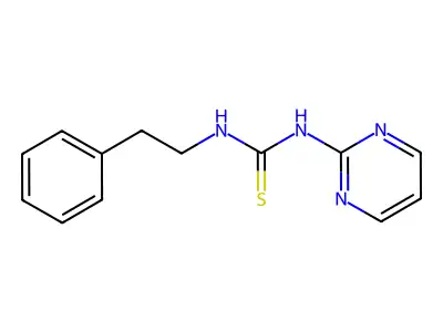 1-Phenethyl-3-pyrimidin-2-ylthiourea structure