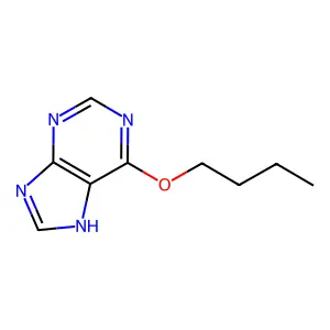 6-butoxy-1H-purine structure