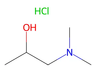 2-Hydroxypropyl(dimethyl)azanium;chloride structure