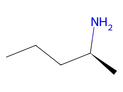 (2R)-pentan-2-amine structure