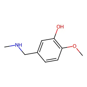 2-Methoxy-5-[(methylamino)methyl]phenol structure