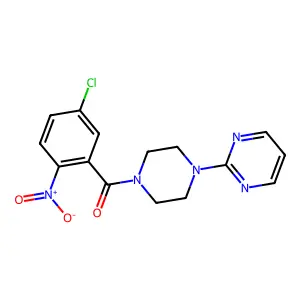 (5-Chloro-2-nitrophenyl)-(4-pyrimidin-2-ylpiperazin-1-yl)methanone structure