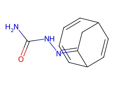 (7-Bicyclo[4.2.2]deca-2,4,9-trienylideneamino)urea structure