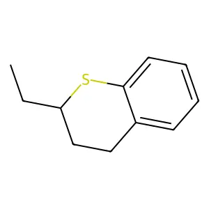 2-Ethyl-3,4-dihydro-2H-1-benzothiopyran structure