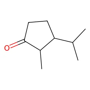 2-Methyl-3-isopropylcyclopentanone structure