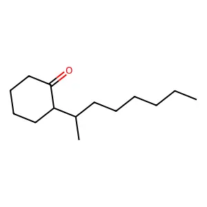 2-(1-Methylheptyl)cyclohexanone structure