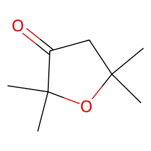 2,2,5,5-Tetramethyltetrahydro-3-ketofuran structure