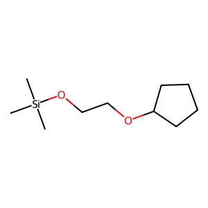 [2-(Cyclopentyloxy)ethoxy](trimethyl)silane structure