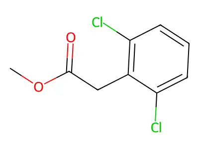 Methyl 2,6-dichlorophenylacetate structure