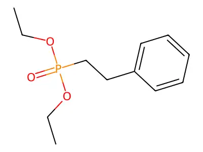 Diethyl 2-phenylethyl phosphonate structure