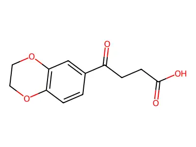 4-(2,3-Dihydro-1,4-benzodioxin-6-yl)-4-oxobutanoic acid structure