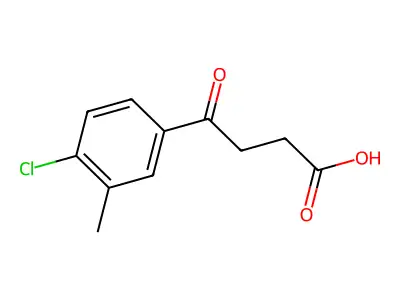 4-(4-Chloro-3-methylphenyl)-4-oxobutanoic acid structure