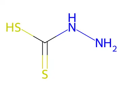 Hydrazinecarbodithioic acid structure