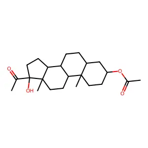 Aphidicolin-17-acetate structure