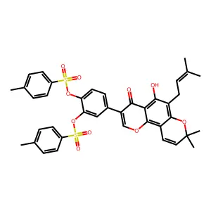[4-[5-hydroxy-8,8-dimethyl-6-(3-methylbut-2-enyl)-4-oxopyran structure
