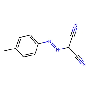 (对甲苯基偶氮)丙二腈 structure