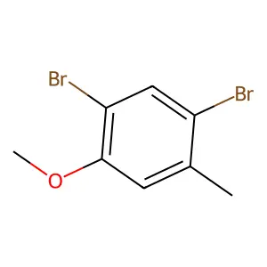 2,4-Dibromo-5-methoxytoluene structure