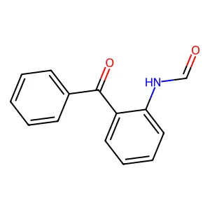 2-Formamidobenzophenone structure