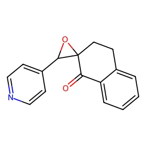 3'-(Pyridin-4-yl)-3,4-dihydro-1H-spiro[naphthalene-2,2'-oxiran]-1-one structure