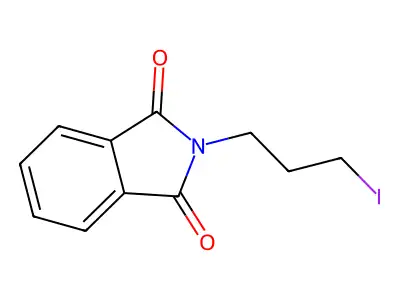 2-(3-iodopropyl)-2,3-dihydro-1H-isoindole-1,3-dione structure