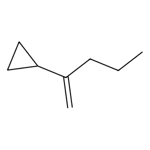 1-Pentene, 2-cyclopropyl- structure