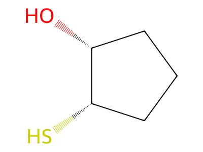 (1r,2s)-2-Sulfanylcyclopentanol structure